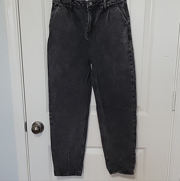GB Girls Black High-Waisted  Jeans - Picture 1 of 7